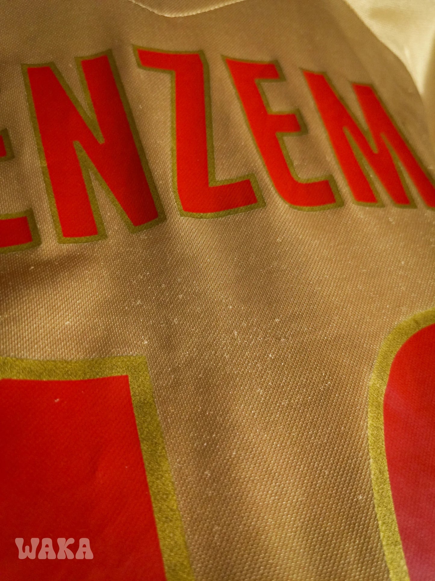 OL Olympique Lyonnais 2007/2008 - Benzema - Away shirt - S