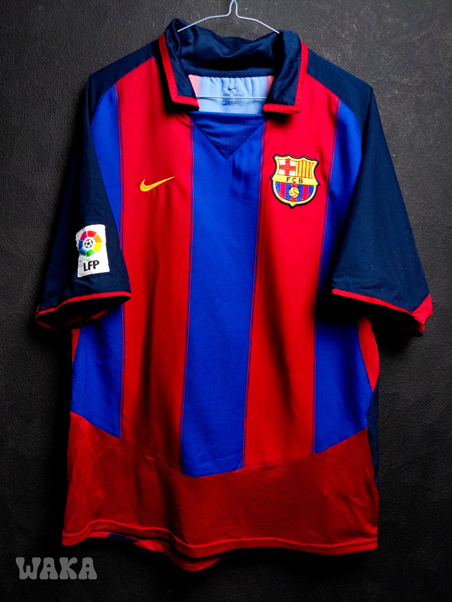 FC Barcelone 2003/04 - Ronaldinho - Home shirt - M