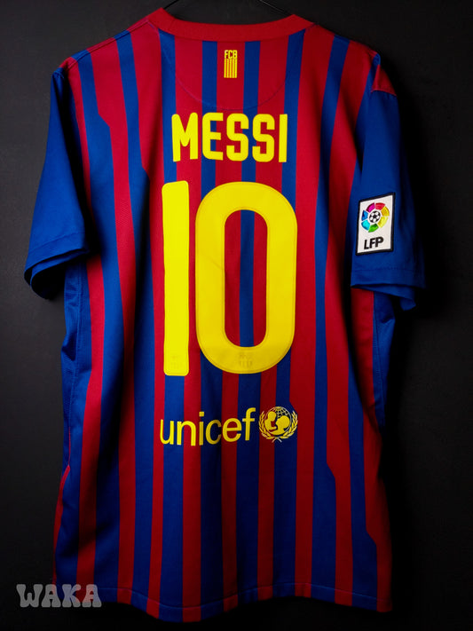 FC Barcelone 2011/2012 - Messi - Home shirt - M *True nameset*