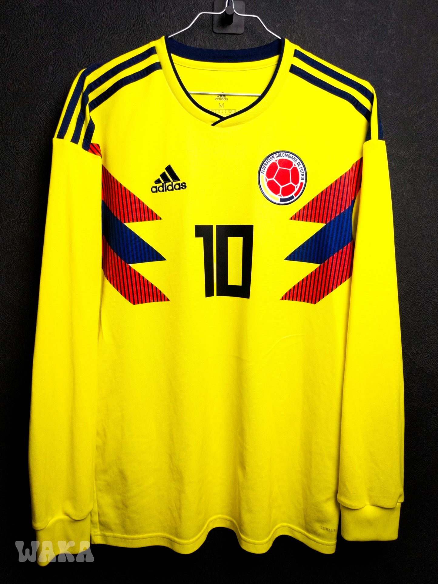 Colombie 2018 - James Rodriguez - Home shirt - M *Manches longues*