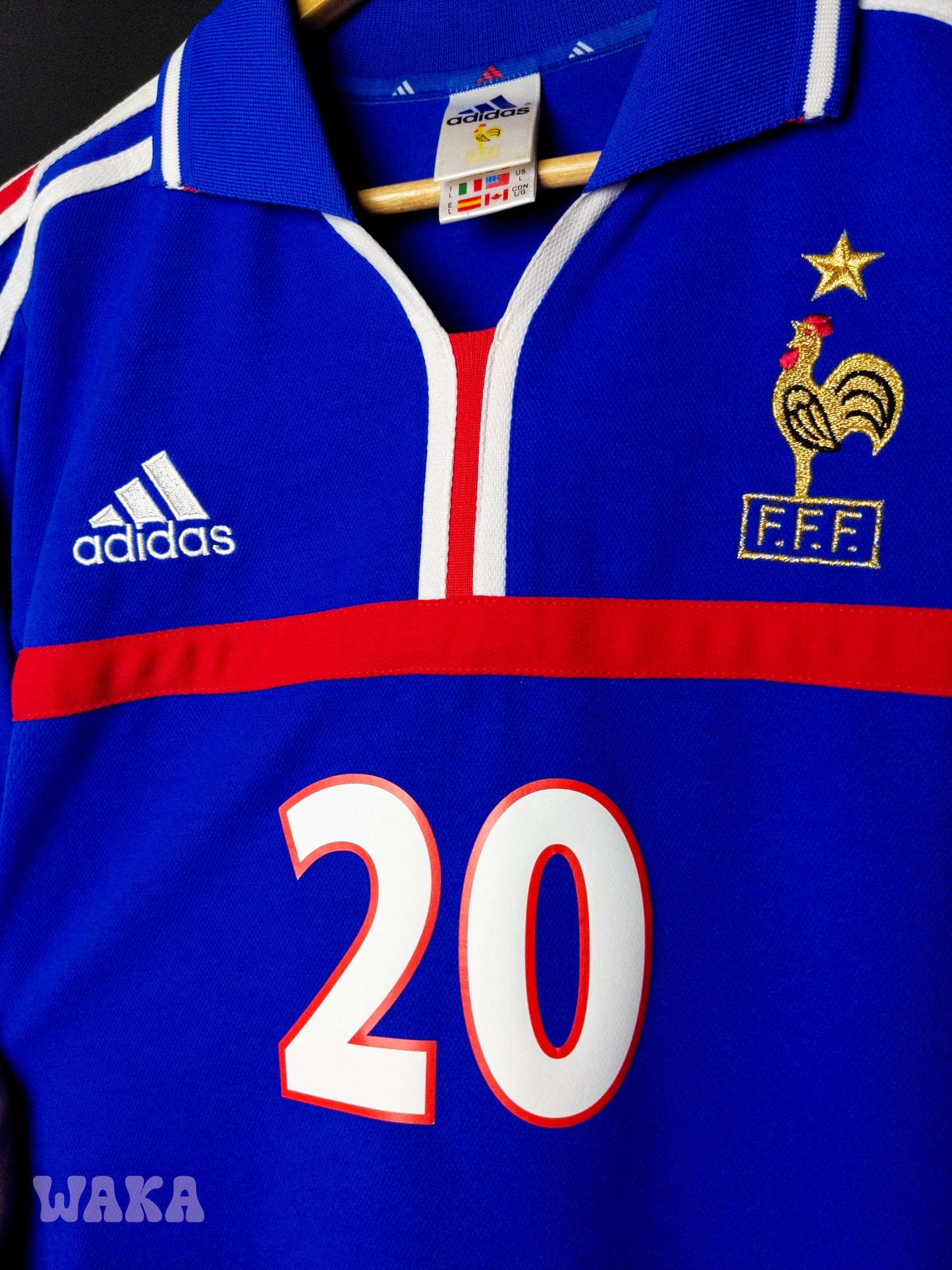 France 2000 - Trezeguet - Home Shirt - L