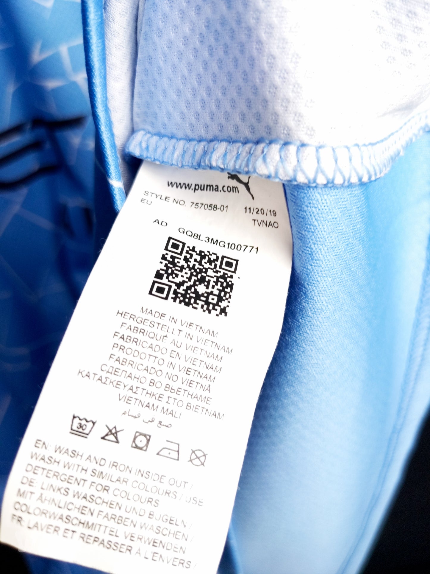 Manchester City 2020/2021 - De Bruyne - Home shirt - XL