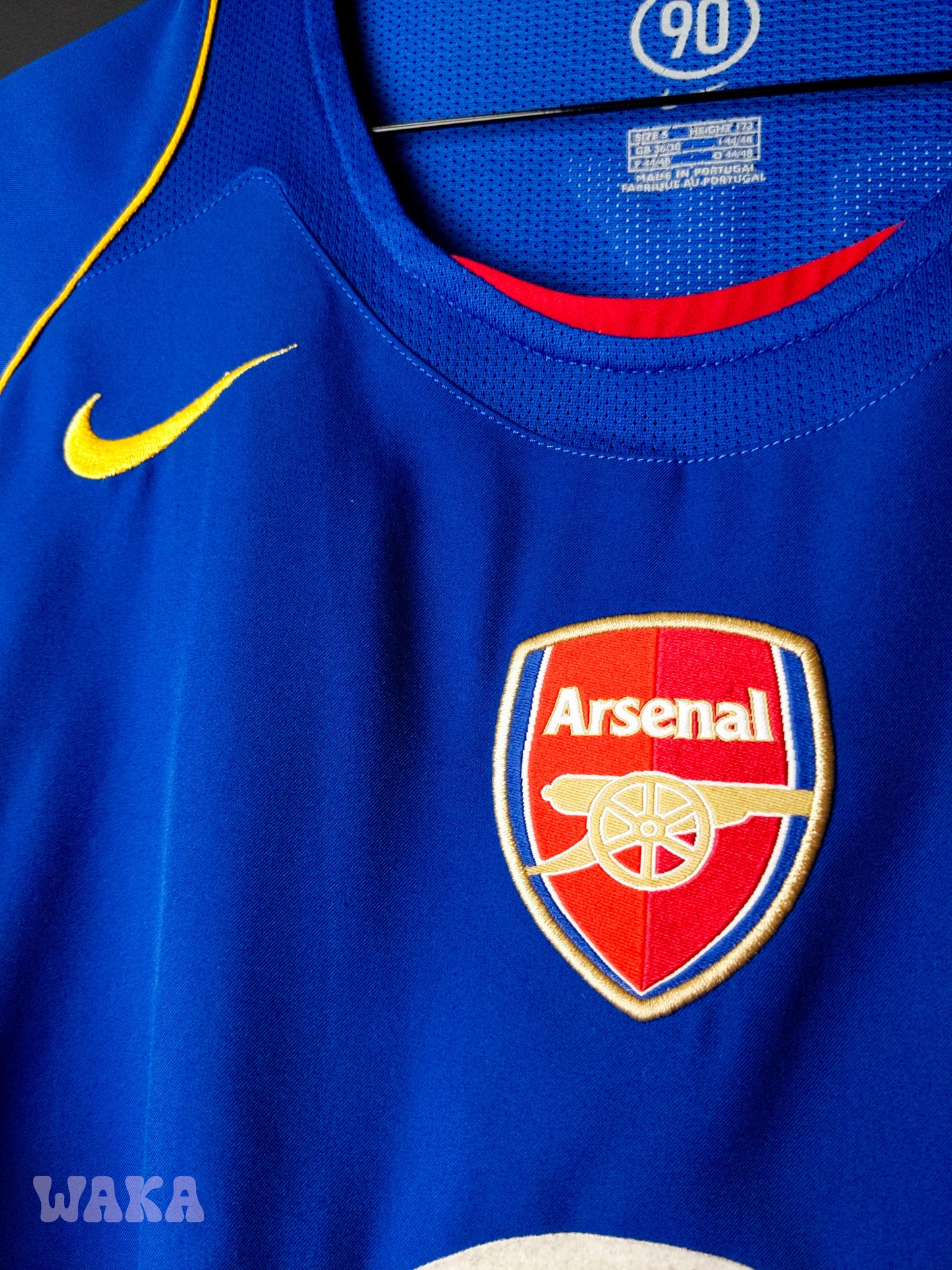 Arsenal 2004/2005 - Bergkamp - Away shirt - S