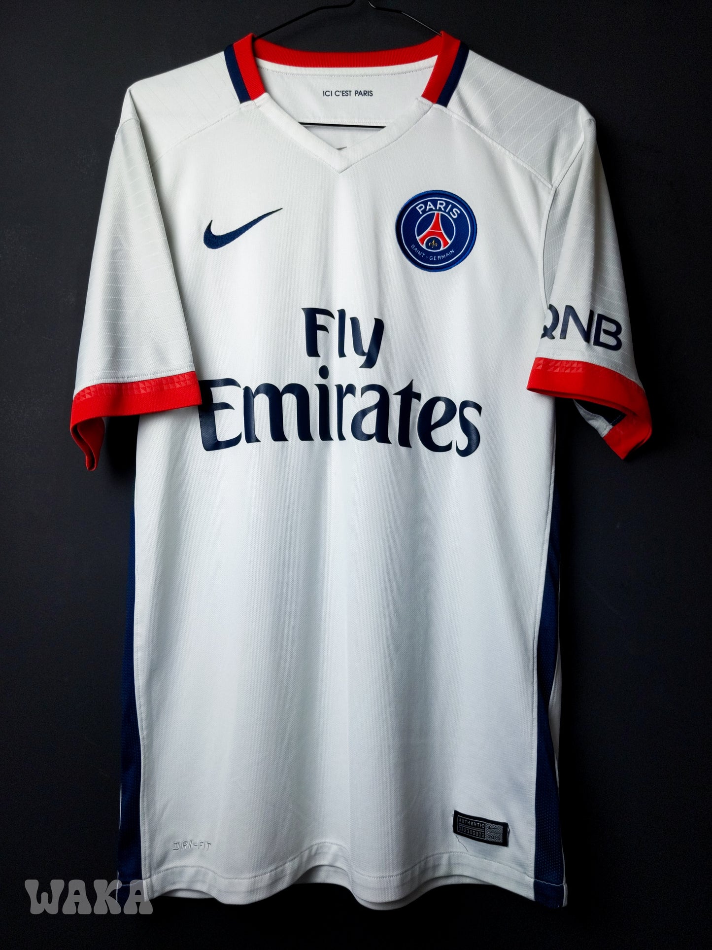 PSG 2015/2016 - Cavani - Away shirt - S