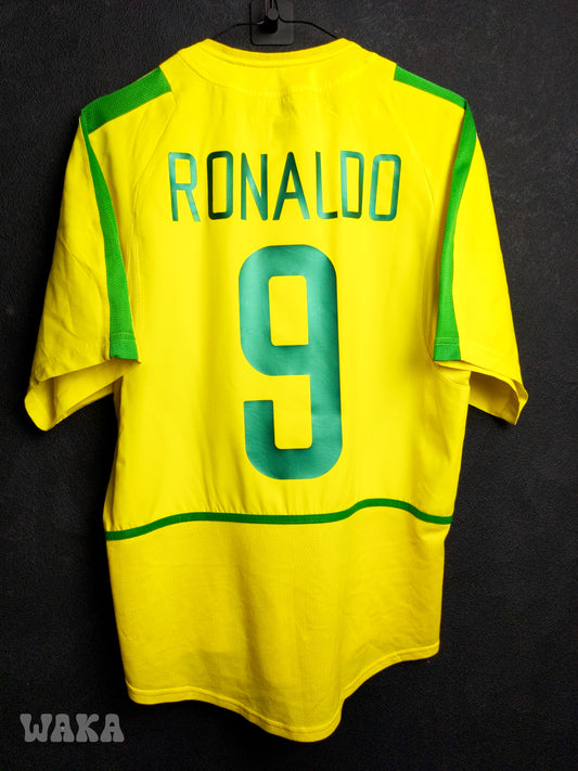 Brésil 2002 - Ronaldo - Home shirt - S
