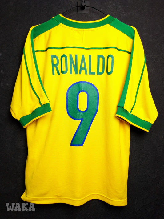 Brésil 1998 - Ronaldo - Home shirt - S