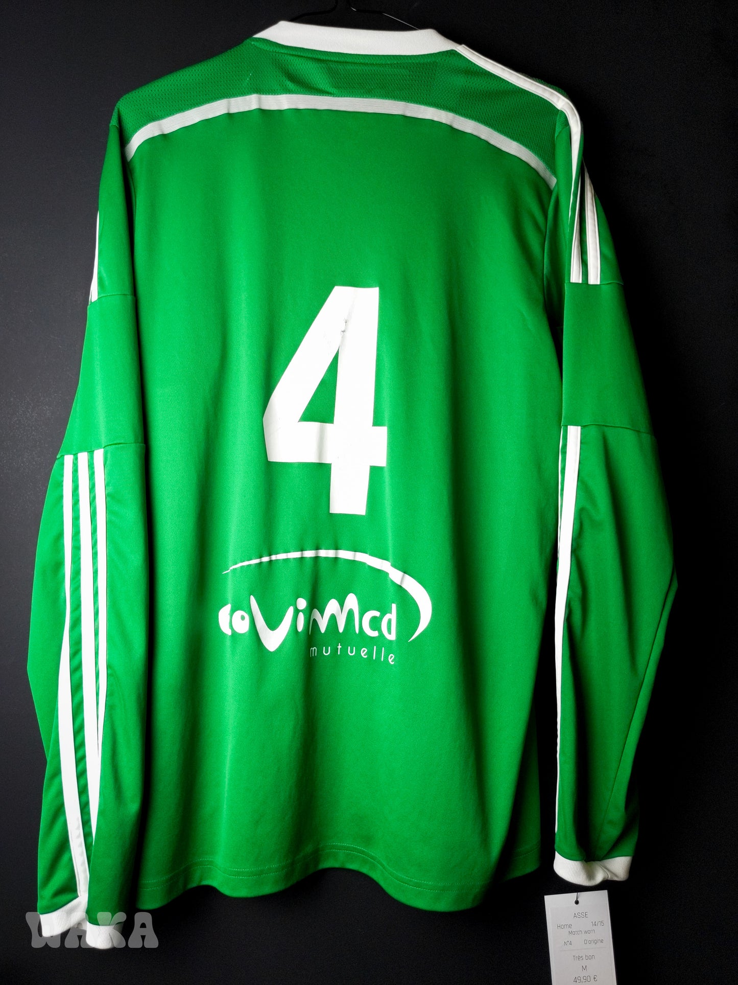 ASSE Saint-Etienne 2014/2015 Féminine - Home shirt - M *Match worn* *Longsleeves*