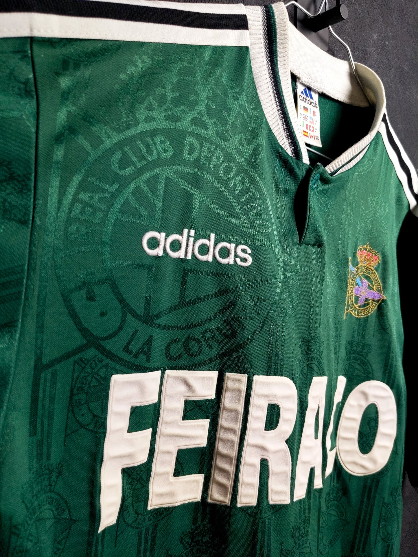 RARE Deportivo La Corogne 1997/1998/1999 - Away/Third shirt - M