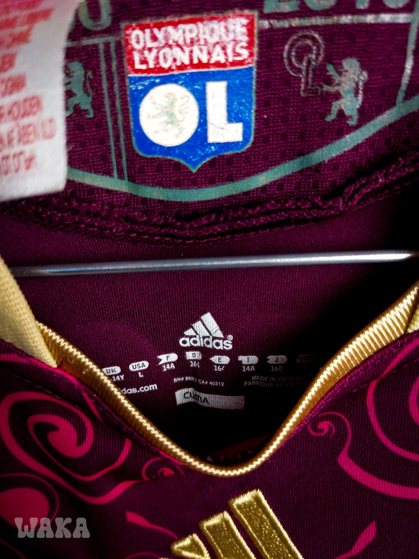 OL Olympique Lyonnais 2010/11 - Gourcuff - Away shirt - XL Junior