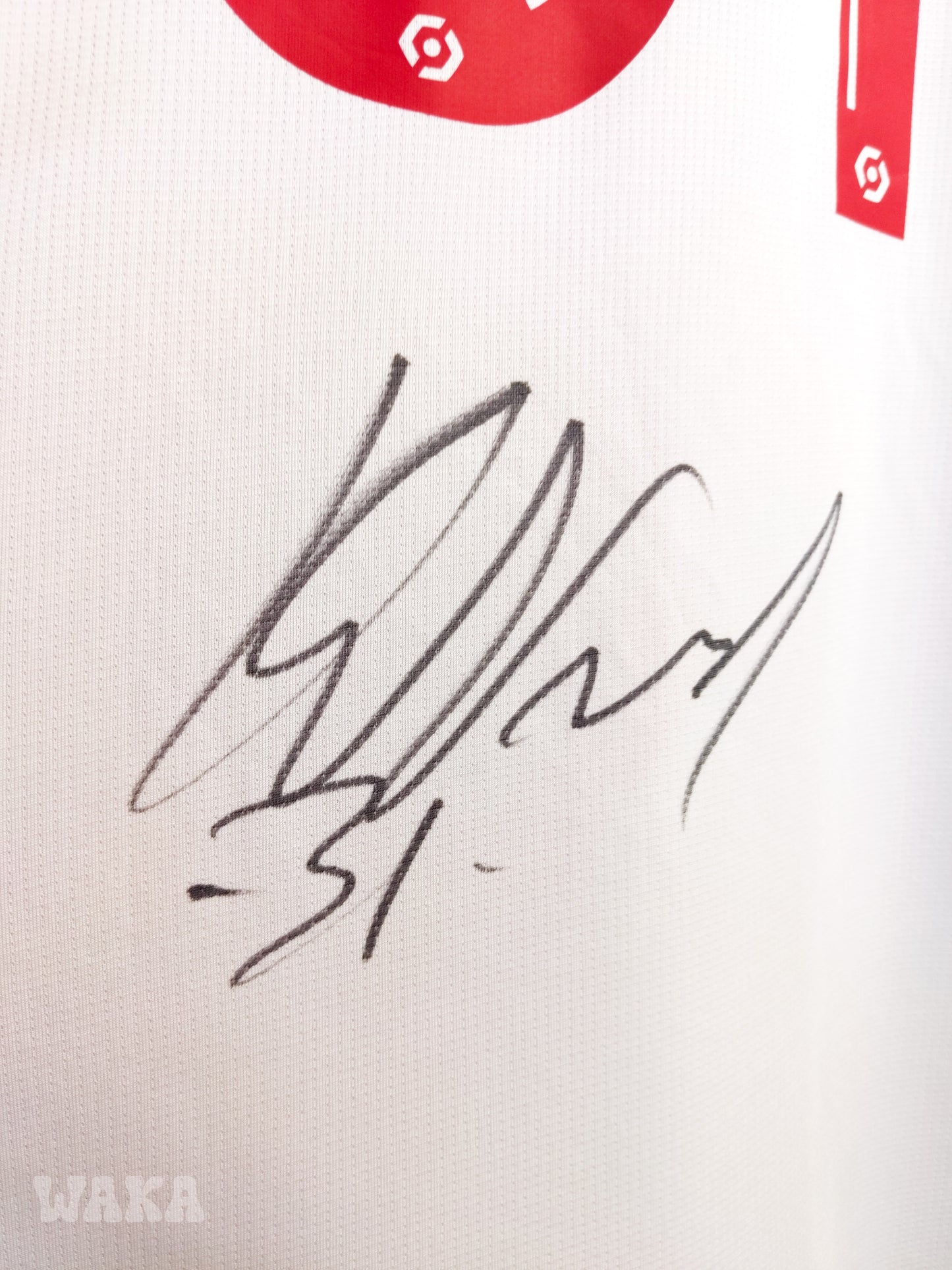 AS Monaco 2022/2023 - Volland - Home shirt - XL *SIGNATURE*