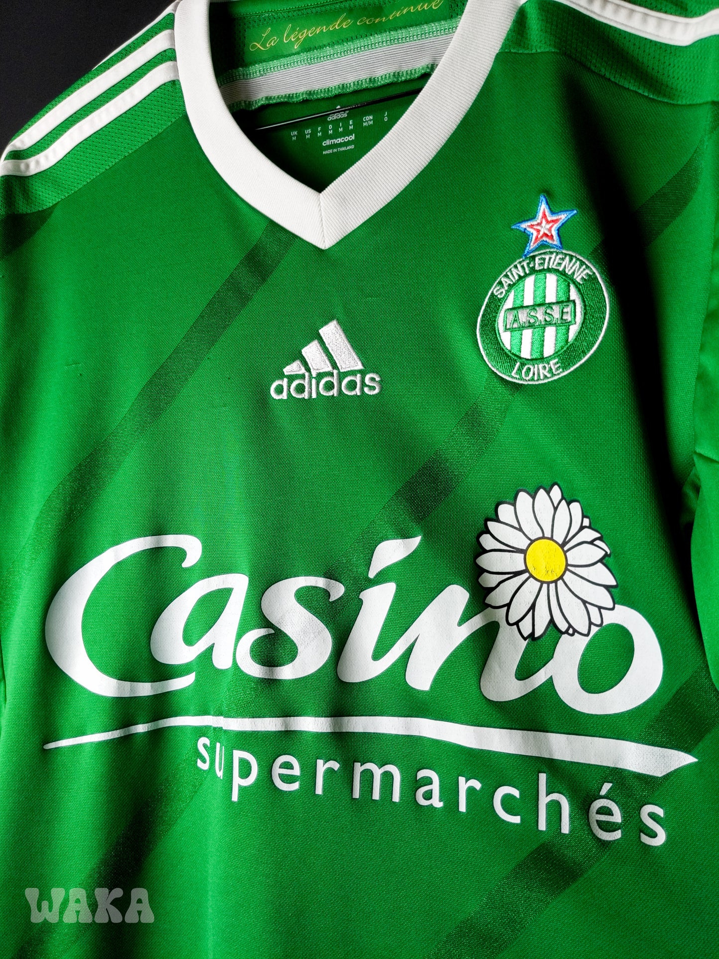 ASSE Saint-Etienne 2014/2015 Féminine - Home shirt - M *Match worn* *Longsleeves*