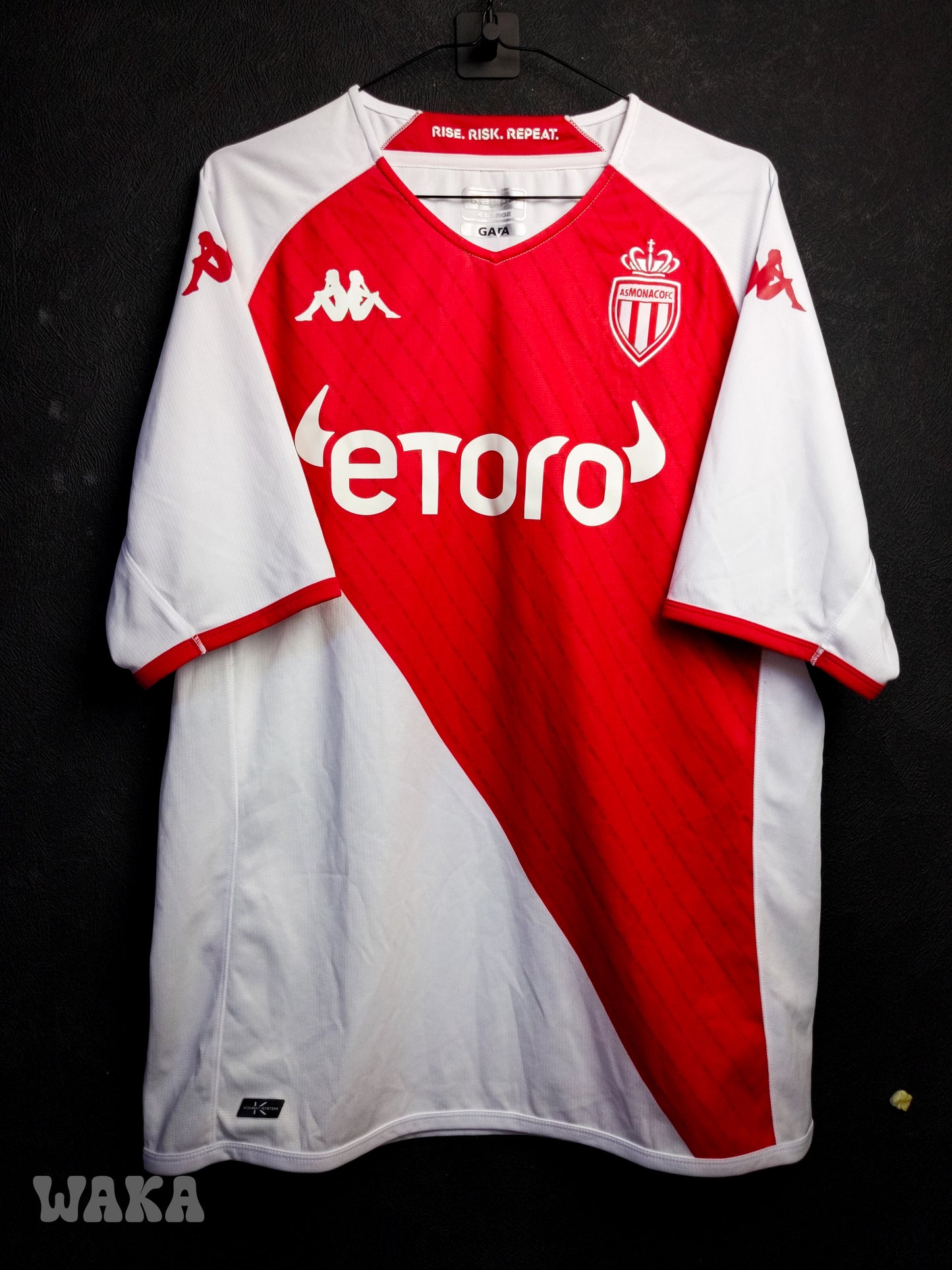 AS Monaco 2022/2023 - Volland - Home shirt - XL *SIGNATURE*