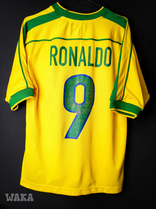 Brésil 1998 - Ronaldo - Home shirt - S