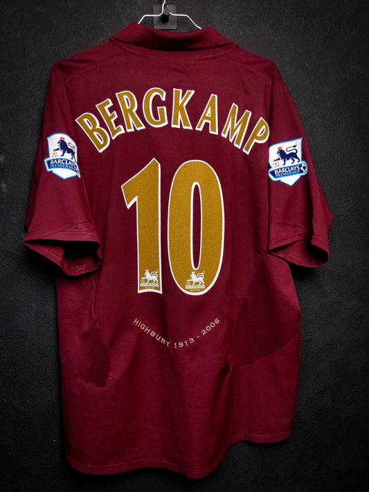 Arsenal 2005/2006 - Home shirt - Bergkamp - L