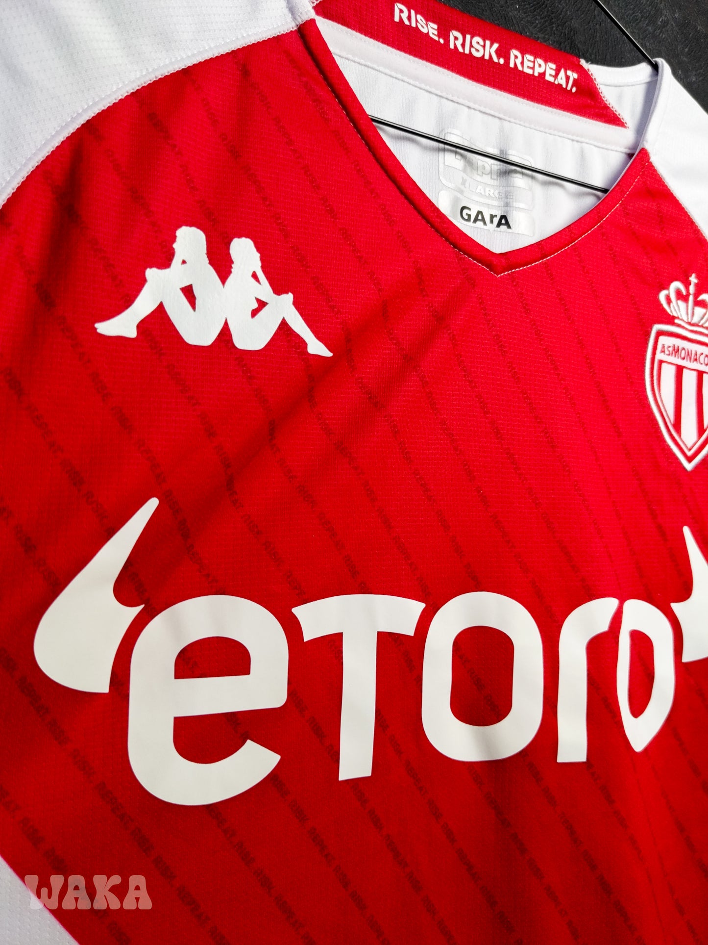 AS Monaco 2022/2023 - Volland - Home shirt - XL *SIGNATURE*