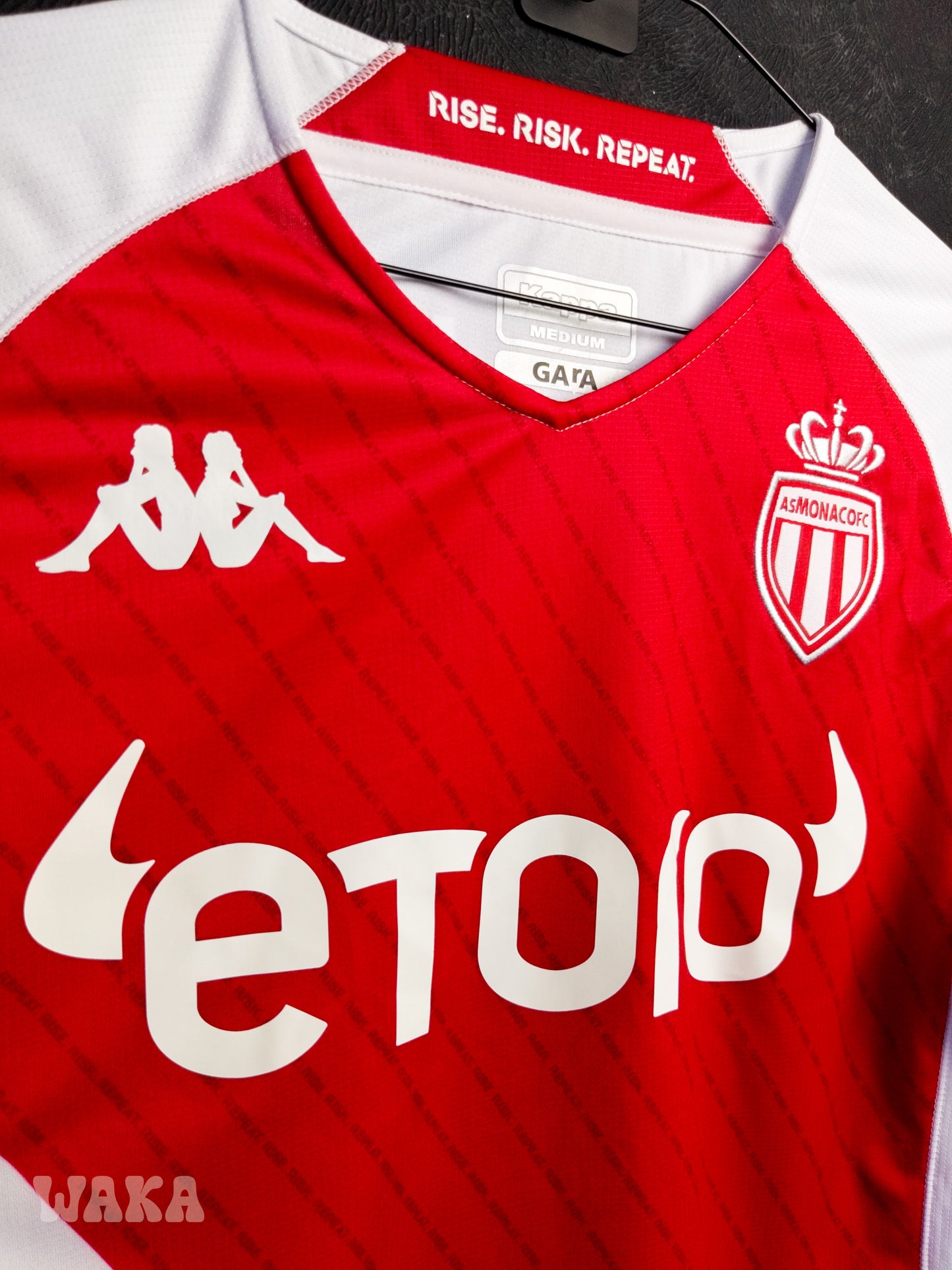 AS Monaco 2022/2023 - Caio Henrique - Home shirt - M *SIGNATURE*