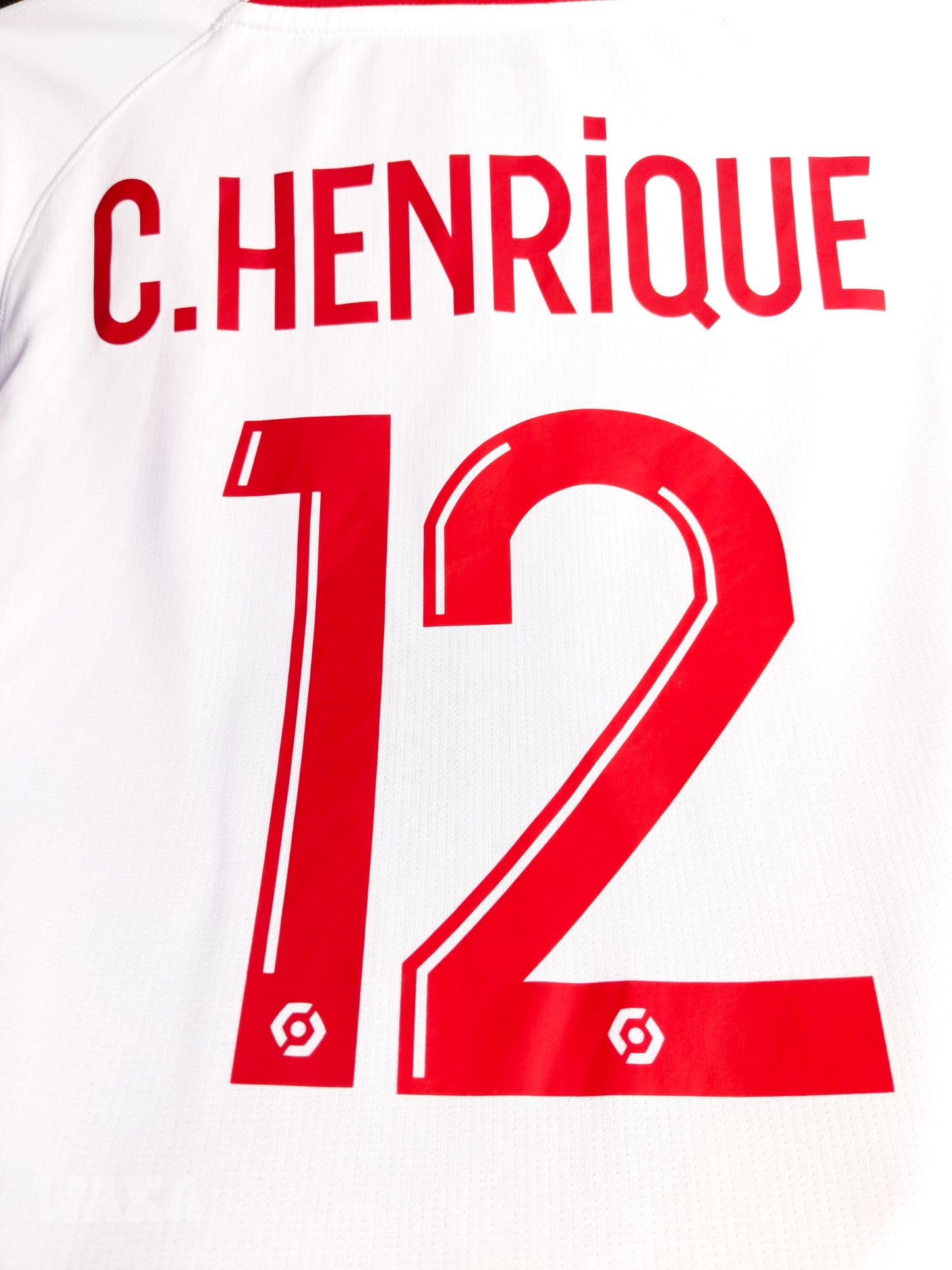 AS Monaco 2022/2023 - Caio Henrique - Home shirt - M *SIGNATURE*