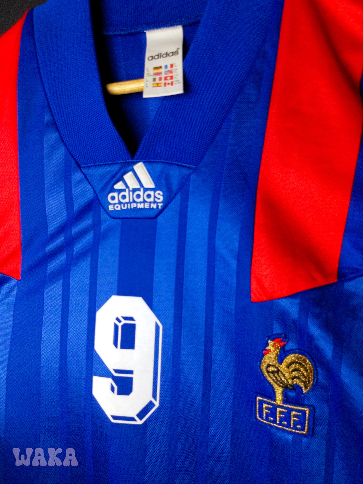 France 1992 - Papin - Home shirt - XL