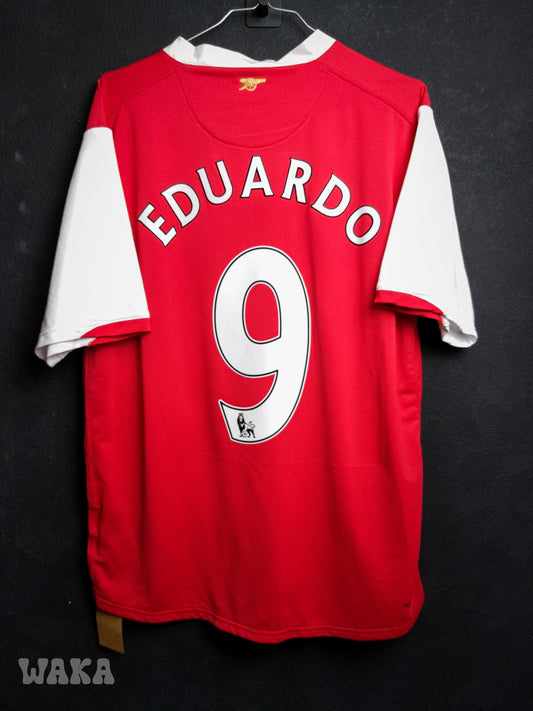 Arsenal 2006/2007/2008 - Eduardo - Home shirt - L