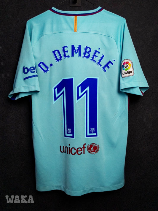 FC Barcelone 2017/2018 - Dembele - Away shirt - M