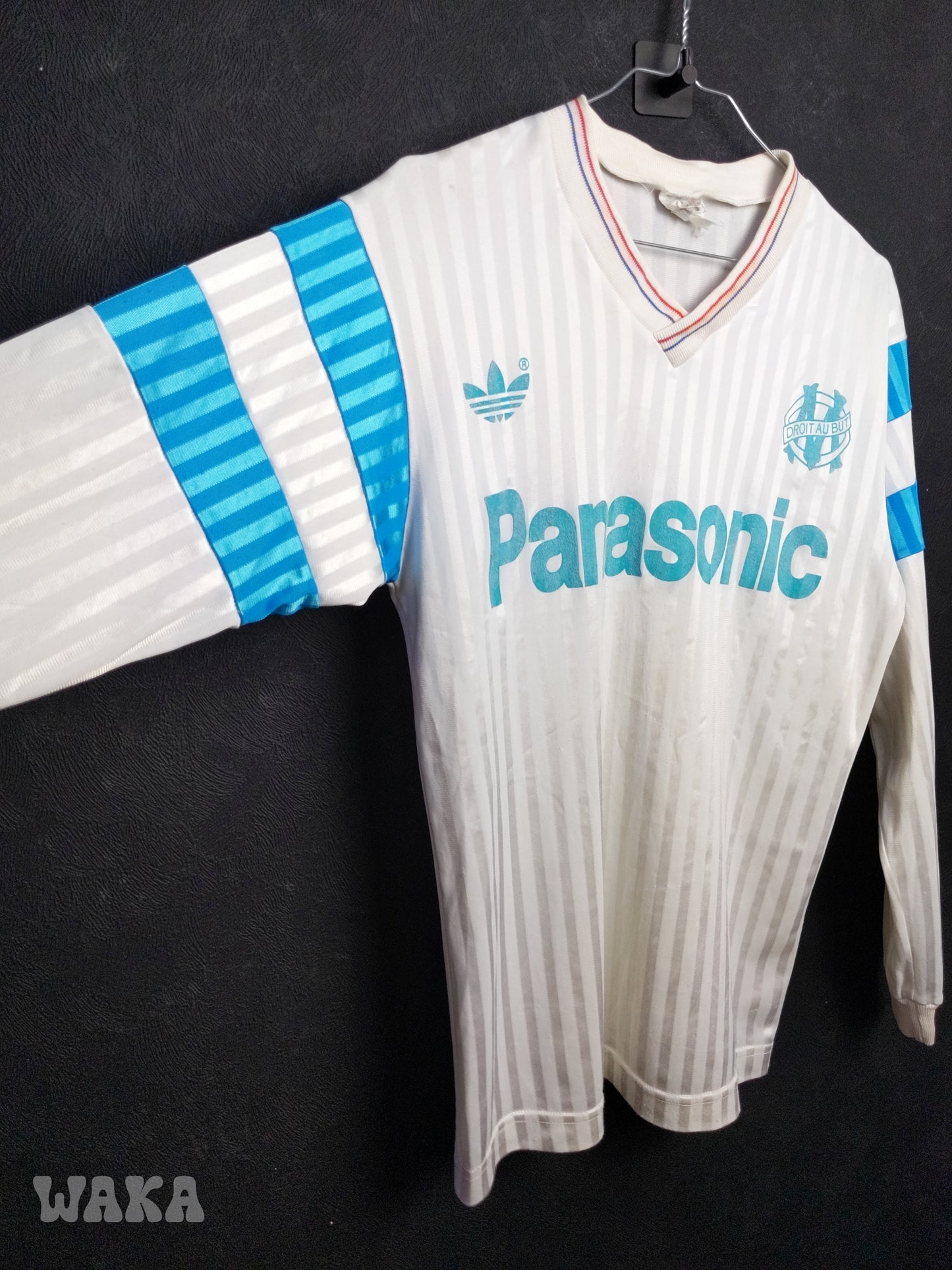 OM Olympique de Marseille 1989/1990/1991 - Home shirt - S/M [Manches longues]