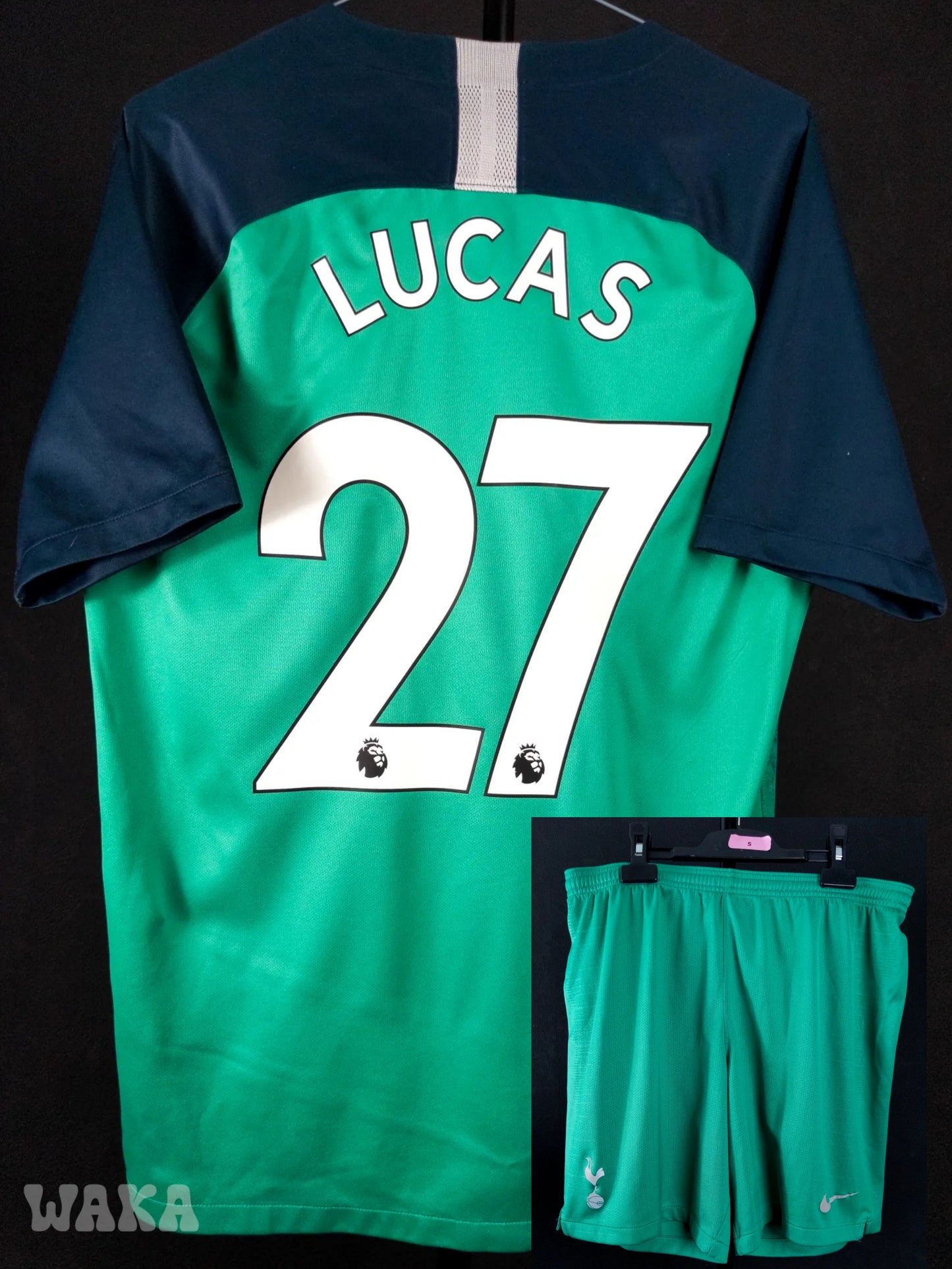 Tottenham 2018/2019 - Lucas Moura - Third Shirt + short - M