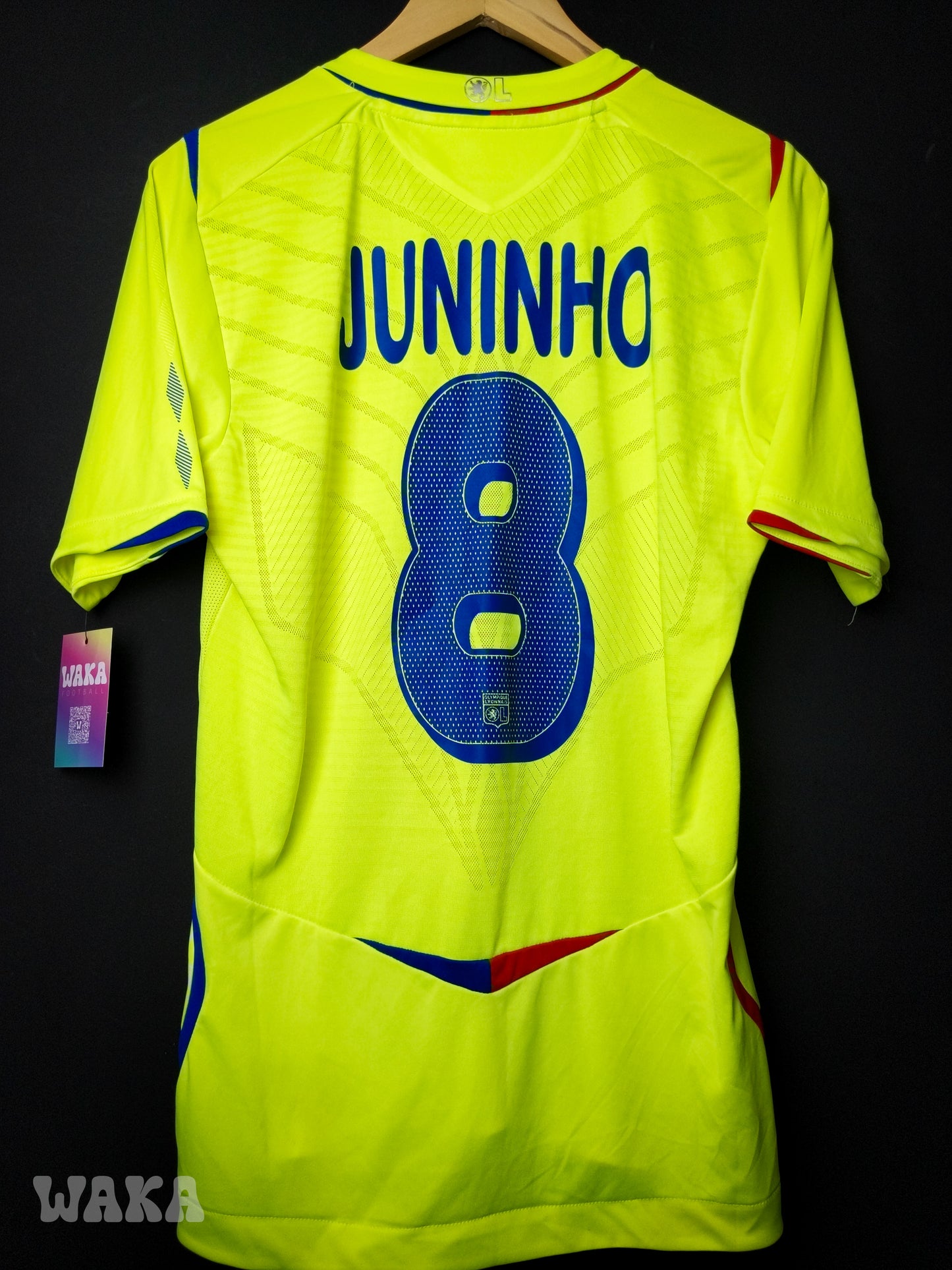 OL Olympique Lyonnais 2008/2009 - Juninho - Third shirt - S *OG Nameset*