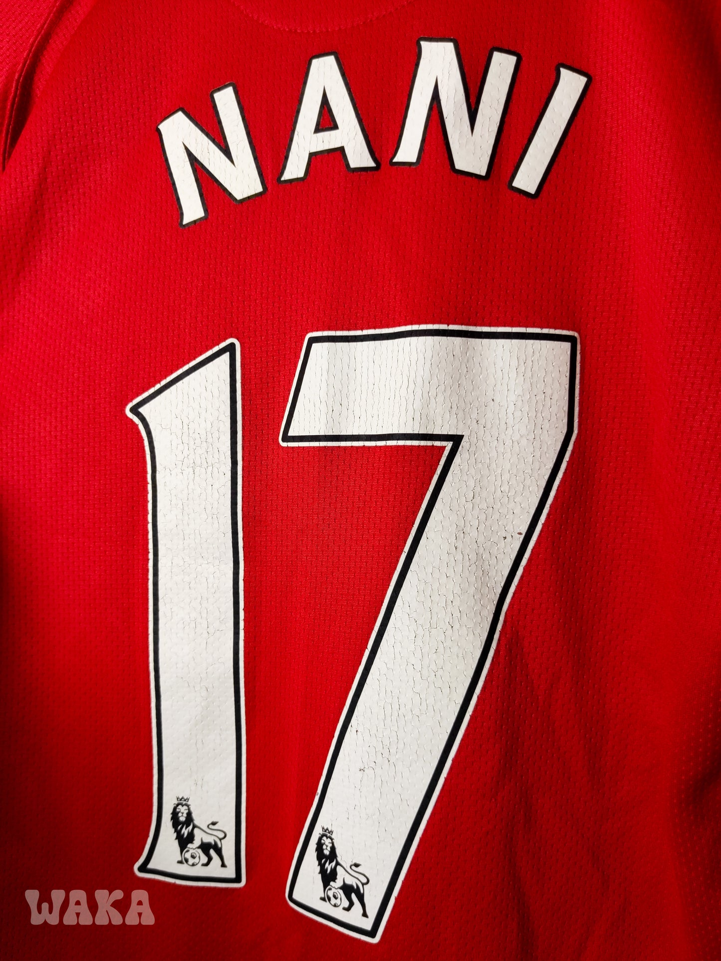 Manchester United 2007/2008/2009 - Nani - Home Shirt - S