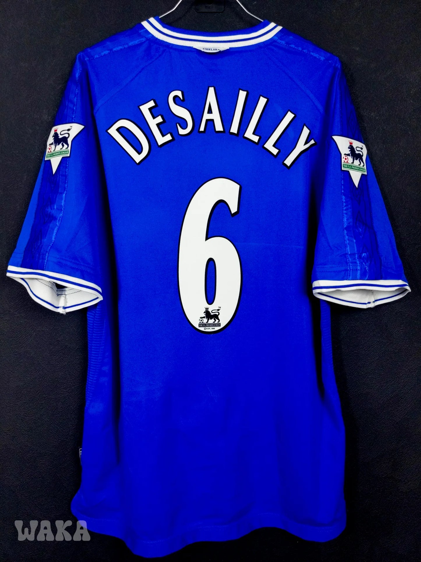 Chelsea 1999/2000/2001 - Home shirt - Desailly - XL