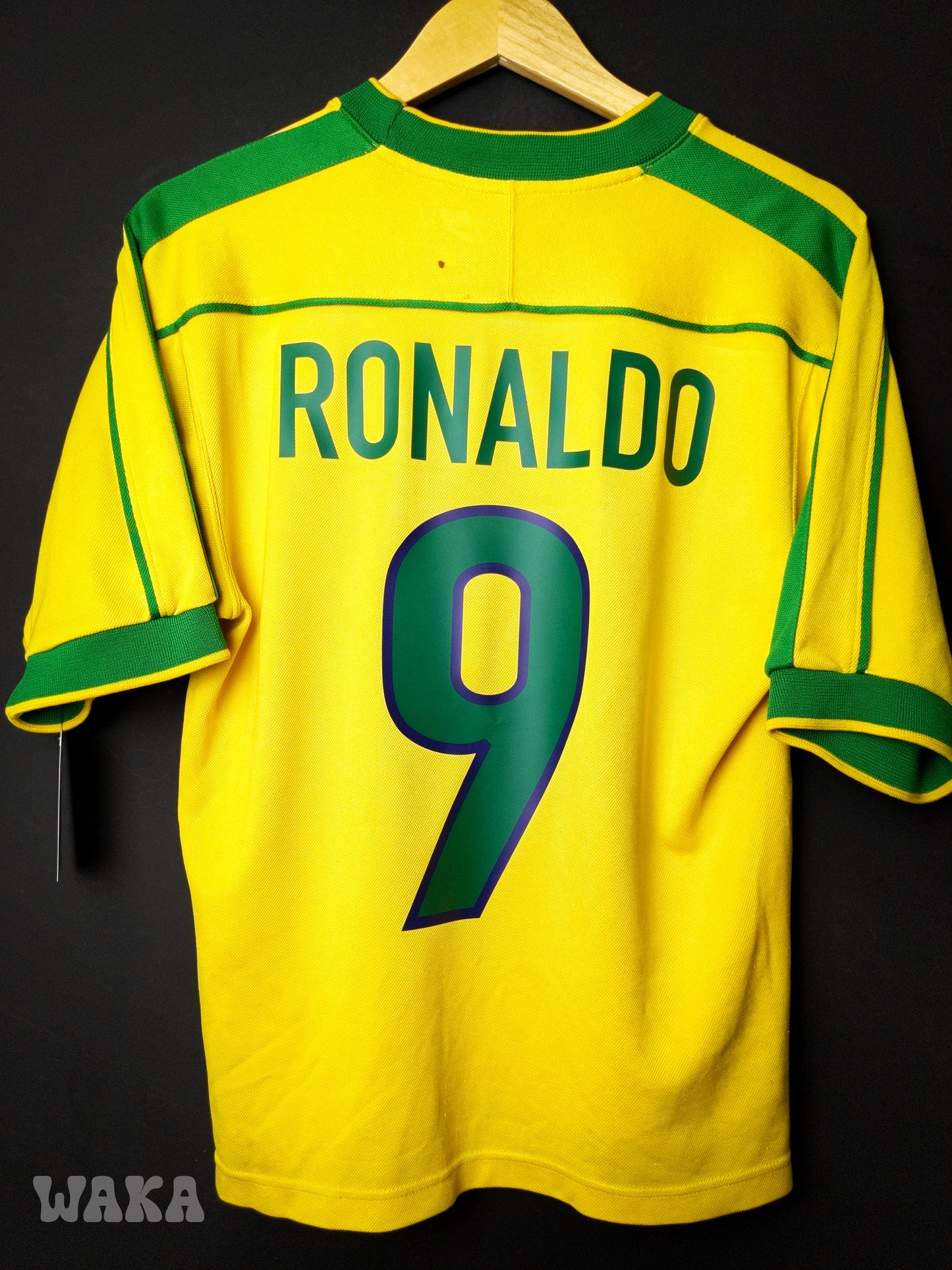 Brésil 1998 - Ronaldo - Home shirt - S