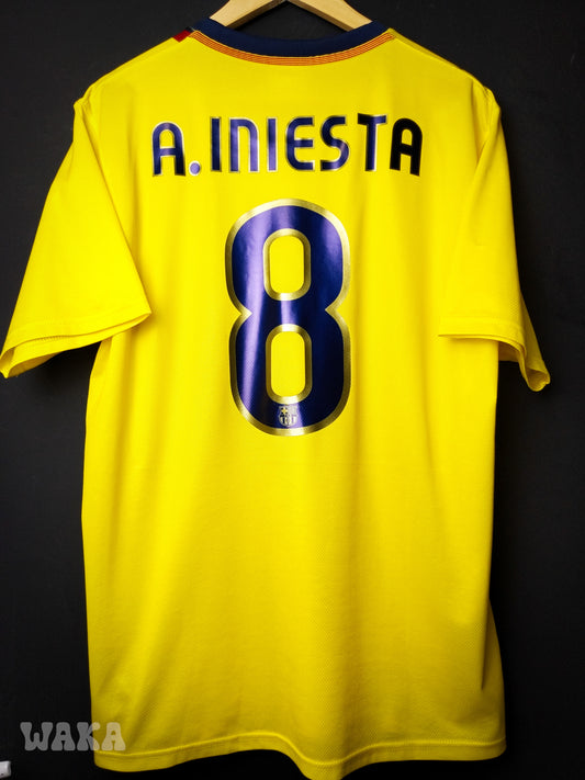 FC Barcelone 2008/2009 - Iniesta - Away shirt - L