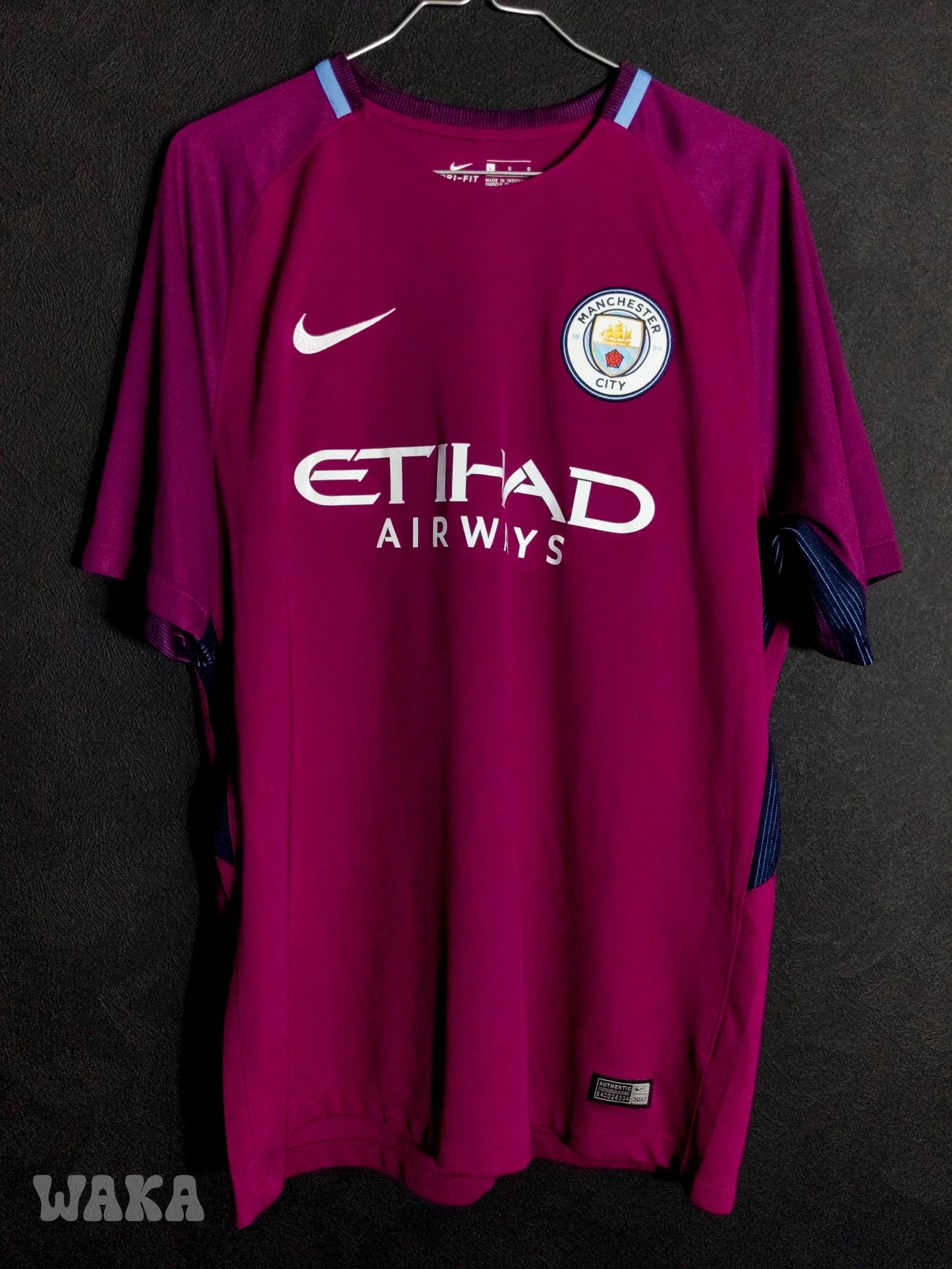 Manchester city 2017/2018 - De Bruyne - Away shirt - L