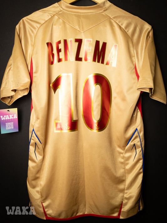 OL Olympique Lyonnais 2007/2008 - Benzema - Away shirt - S