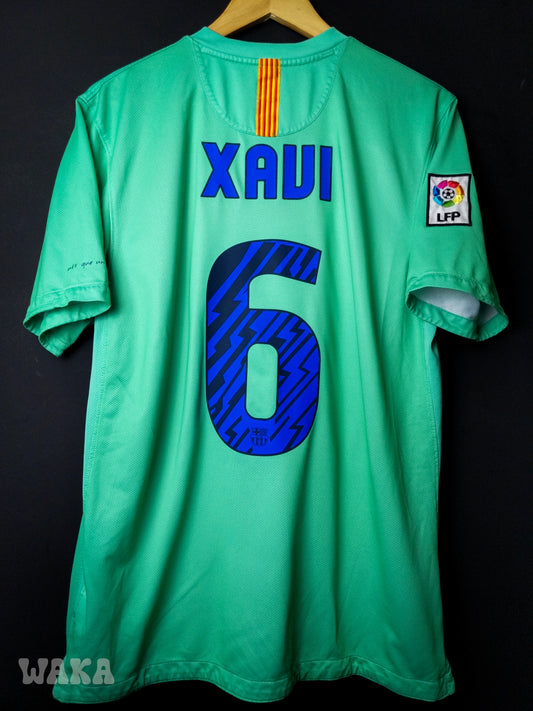 FC Barcelone 2010/2011/2012 - Xavi - Away shirt - L