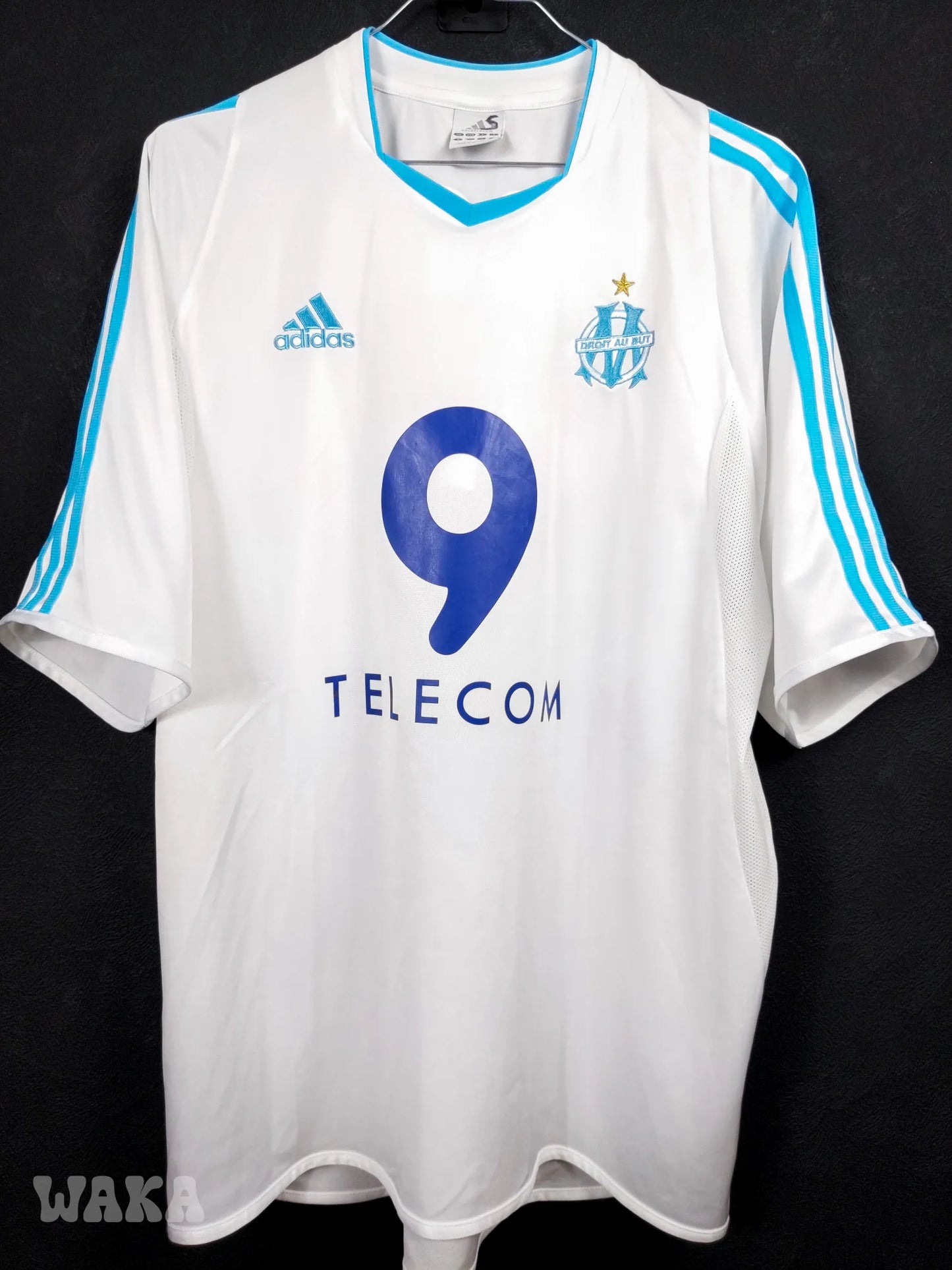 OM Olympique de Marseille 2003/2004 - Drogba - Home shirt - L