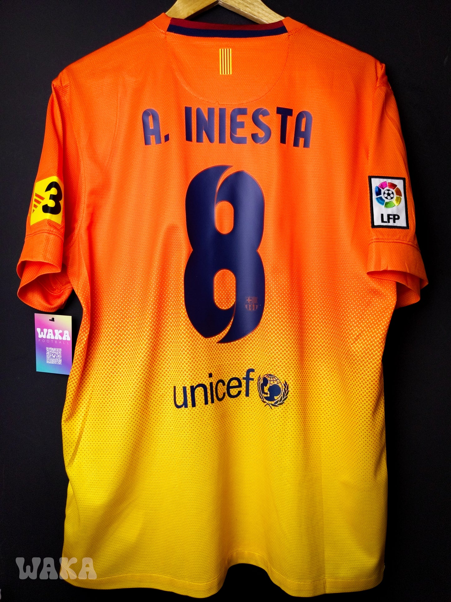FC Barcelone 2012/2013 - Iniesta - Away shirt - L
