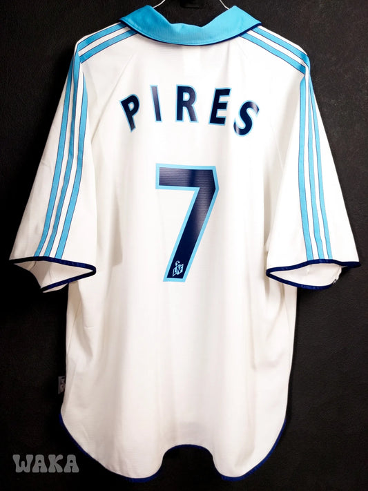 OM Olympique de Marseille 1999/2000 - PIRES - Home shirt + short - XL