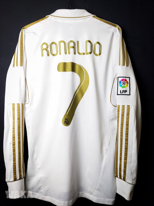 Real Madrid 2011/2012 - Cristiano Ronaldo - Home Shirt - S [Longsleeves] *True nameset*
