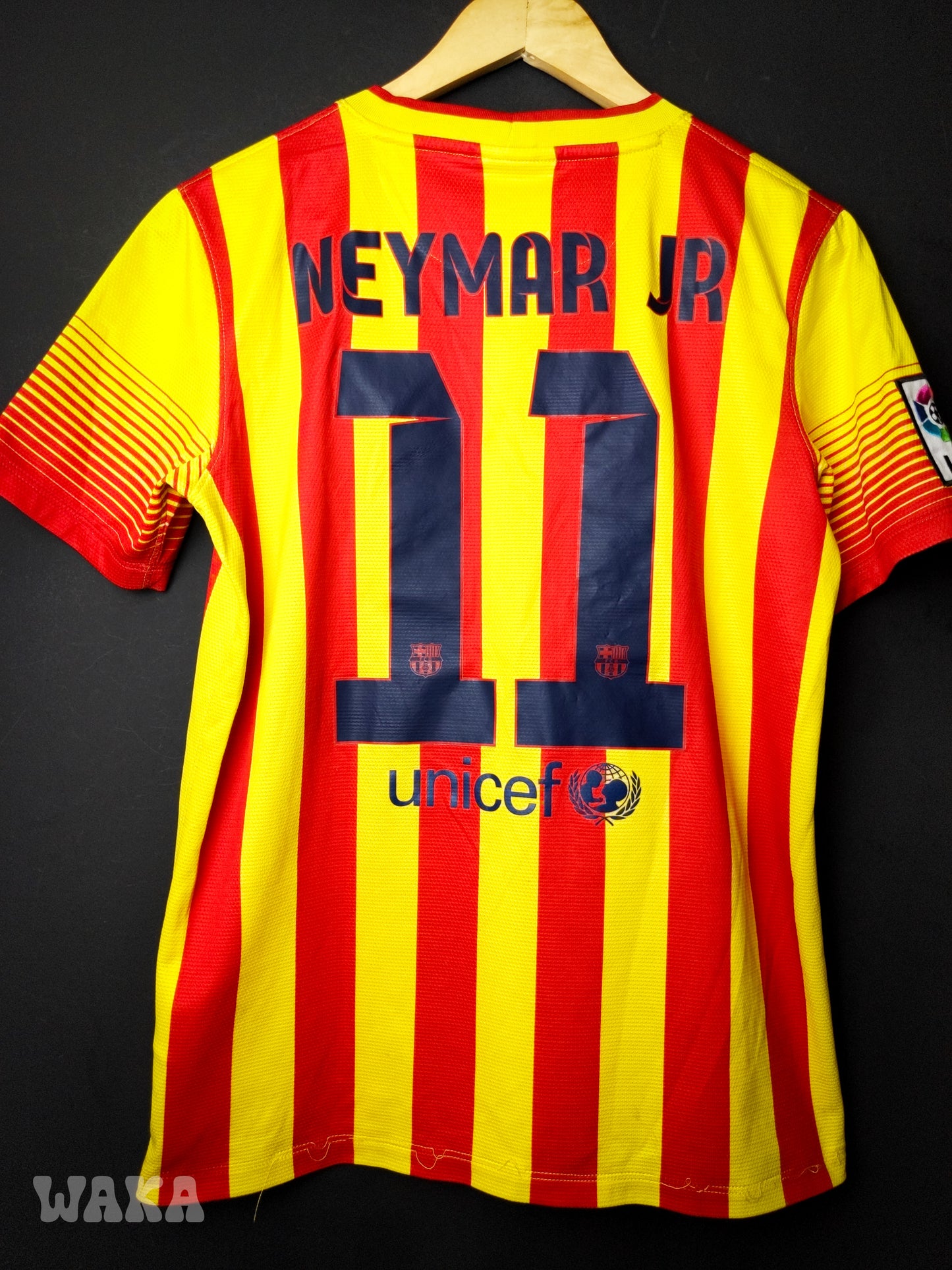 FC Barcelone 2013/2014 - Neymar - Away shirt + short - XL Junior
