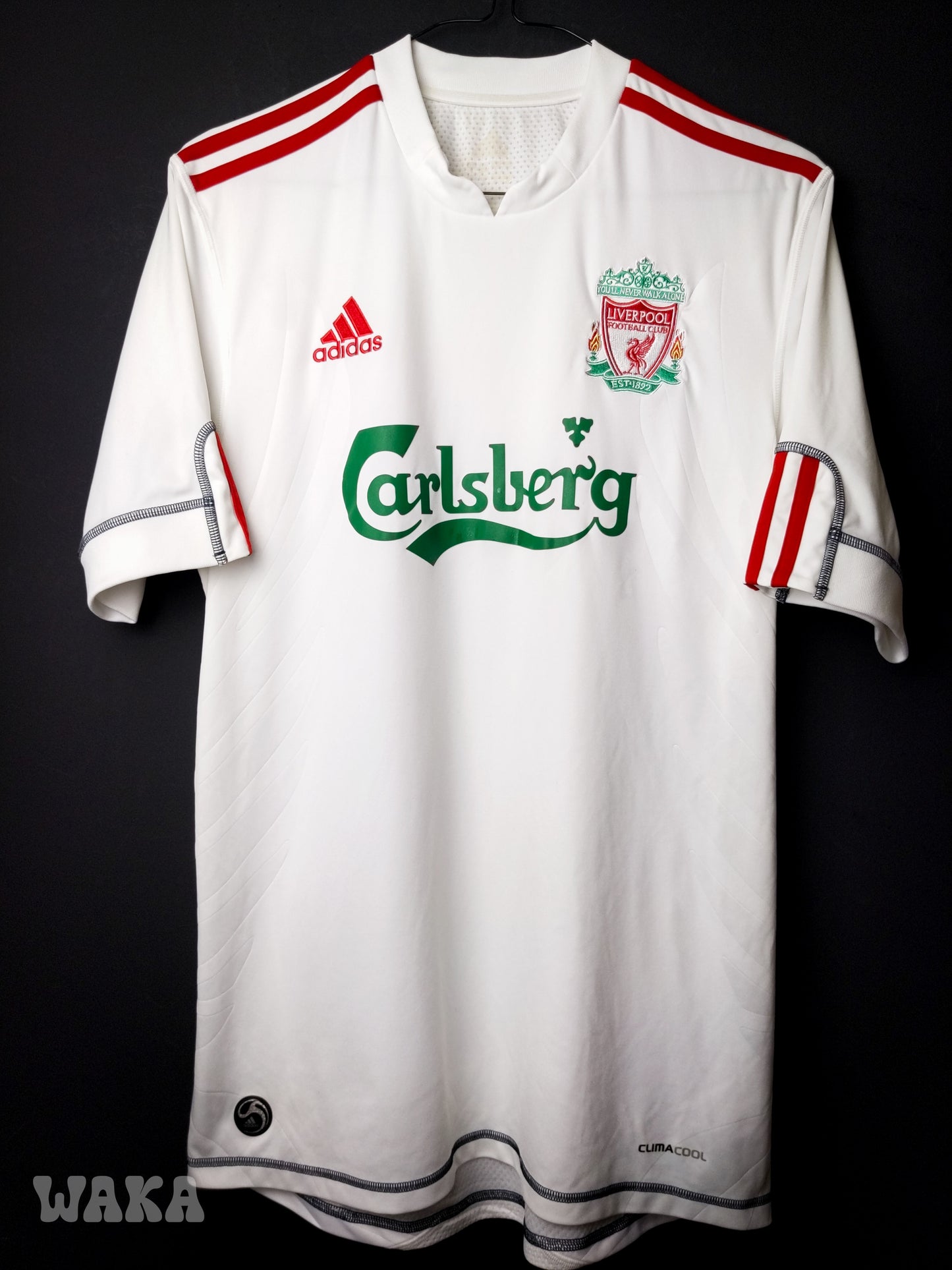 Liverpool 2009/2010 - Gerrard - Third shirt -  S *OG Nameset*