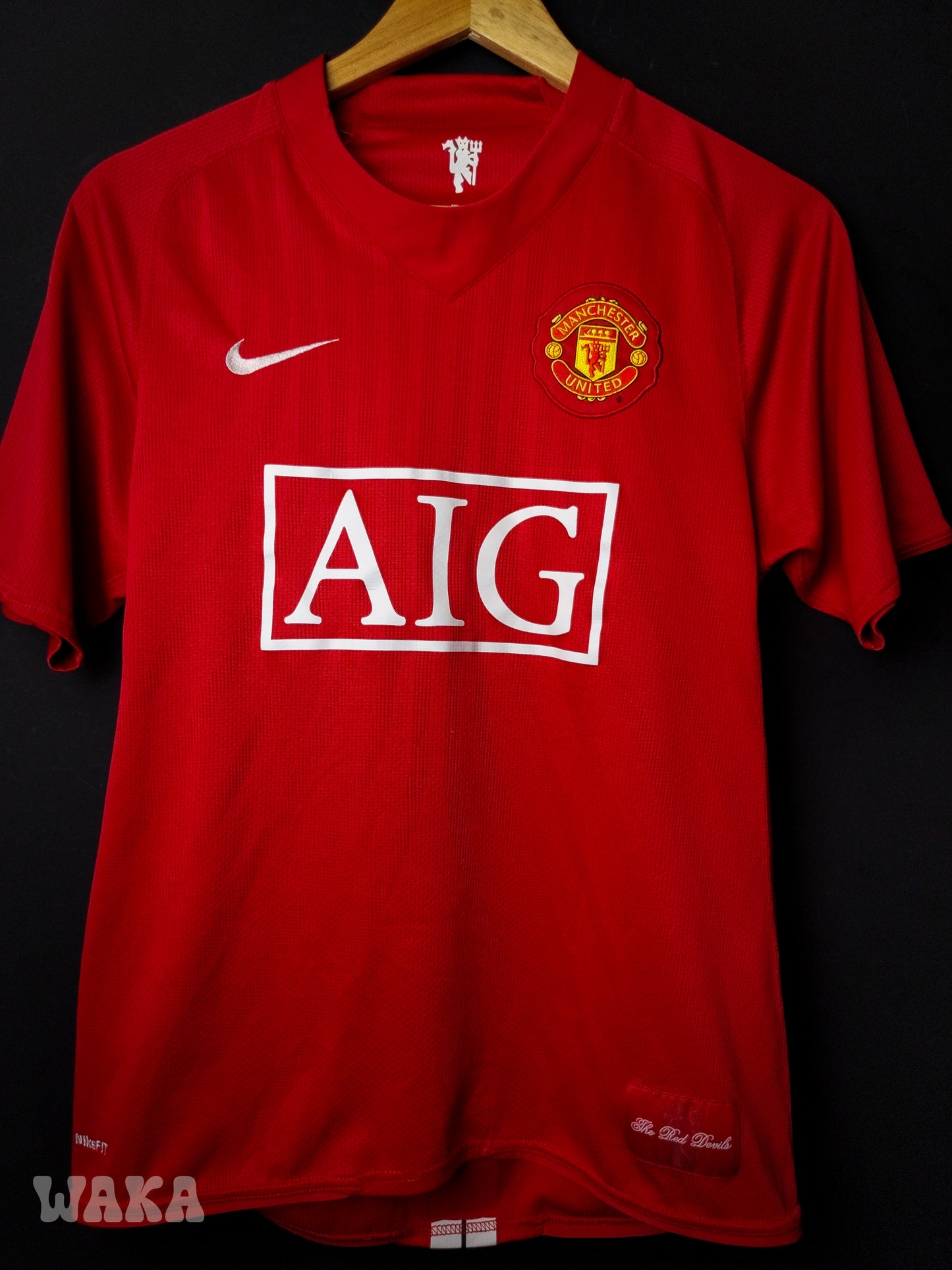 Manchester United 2007/2008/2009 - Tevez - Home Shirt - S