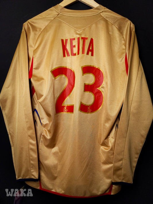 OL Olympique Lyonnais 2007/2008 - Keita - Away shirt - M *Longsleeves*