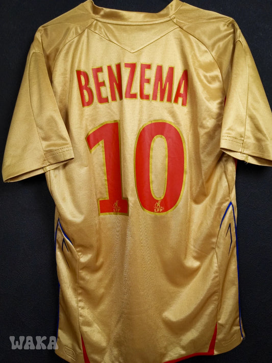 OL Olympique Lyonnais 2007/2008 - Benzema - Away shirt - S