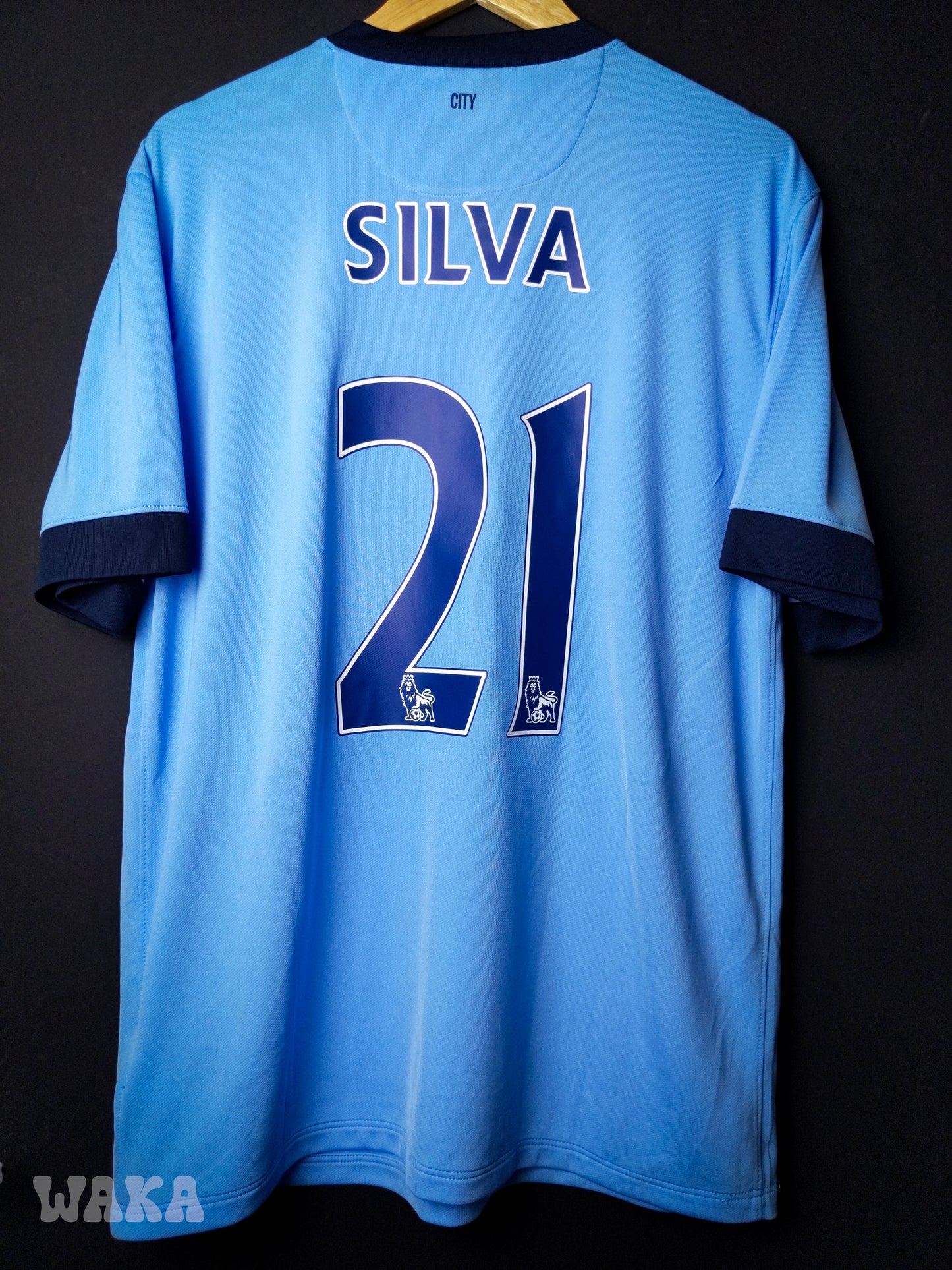 Manchester City 2014/2015 - David Silva - Home shirt - XL
