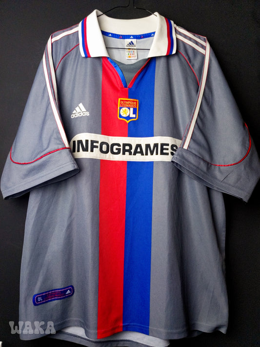 OL Olympique Lyonnais 2000/2001 - Govou - Away shirt - XL