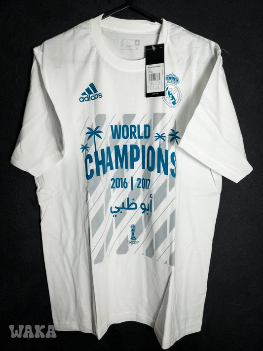 REAL MADRID - 2016/2017 - Club World Champion T-Shirt - S