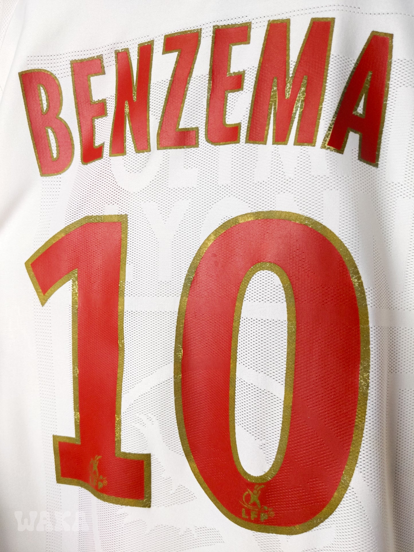 OL Olympique Lyonnais 2008/2009 - Benzema - Home shirt - M