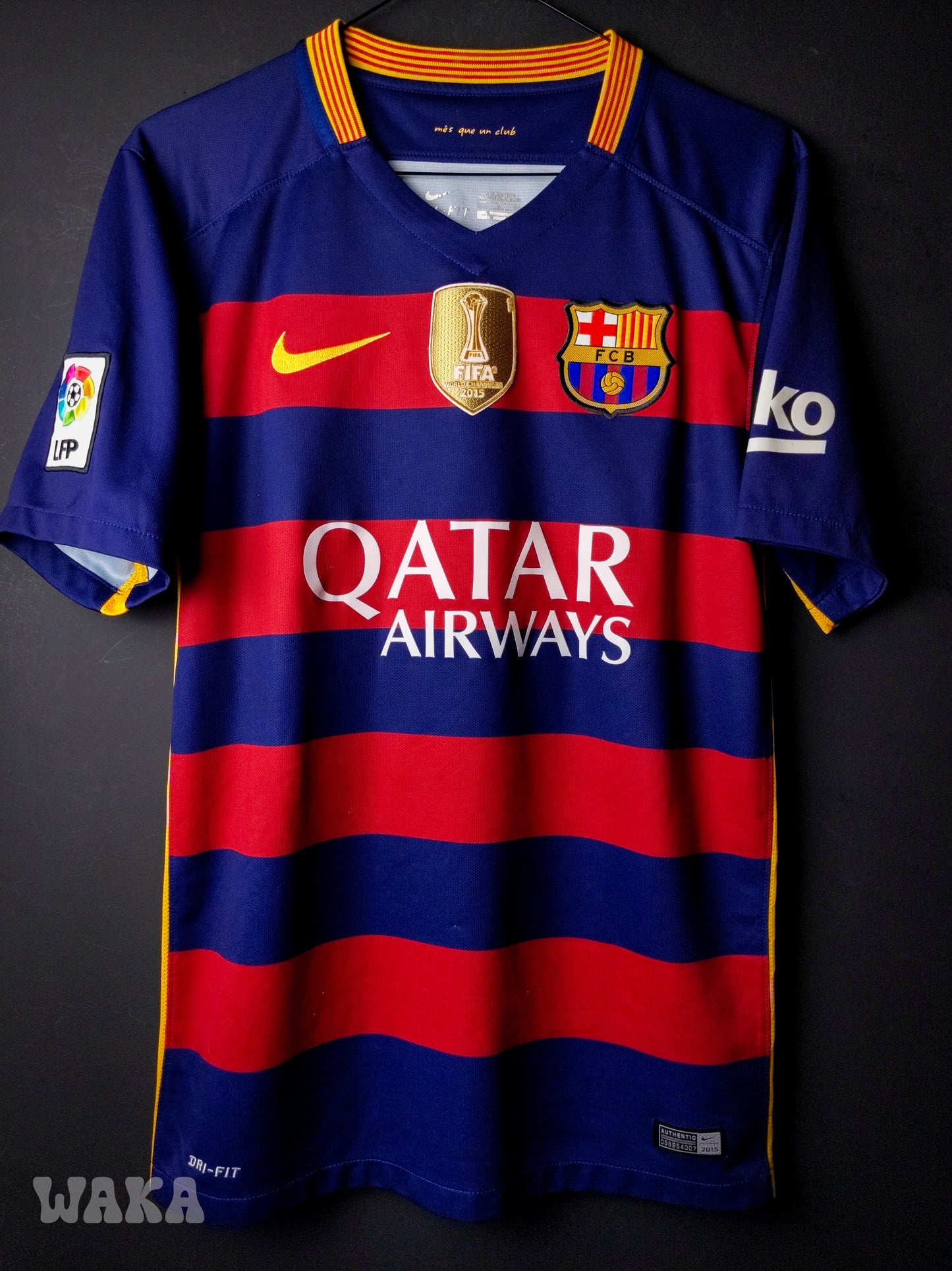FC Barcelone 2015/16 - Suarez - Home shirt - S