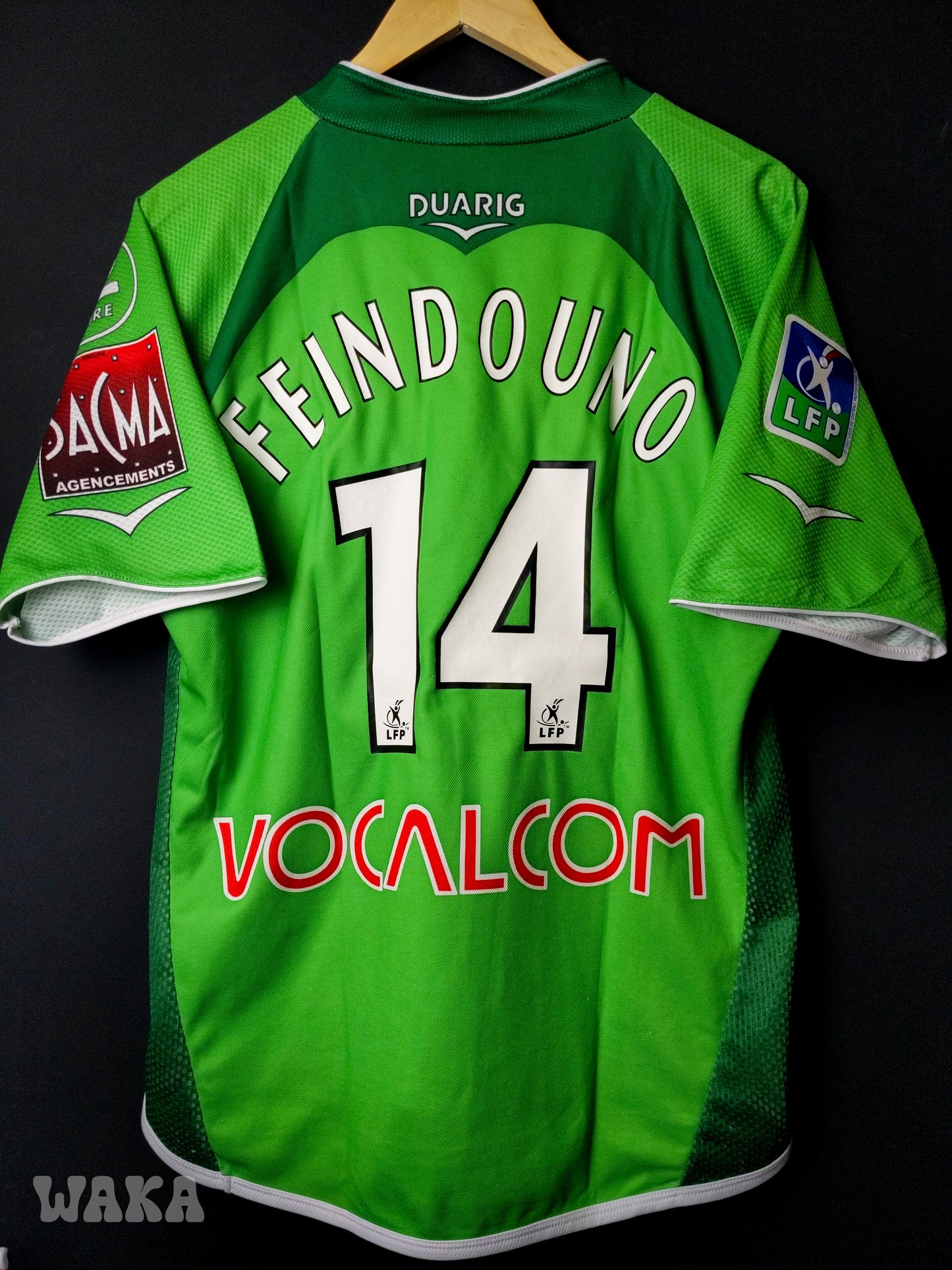 ASSE Saint-Etienne 2004/2005 - Feindouno - Home shirt - M