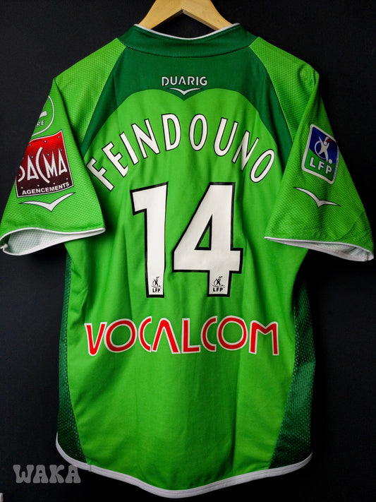 ASSE Saint-Etienne 2004/2005 - Feindouno - Home shirt - M
